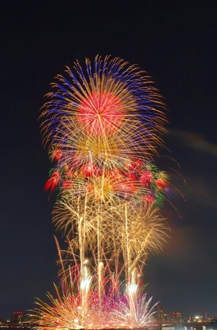 Firework festival in Osaka