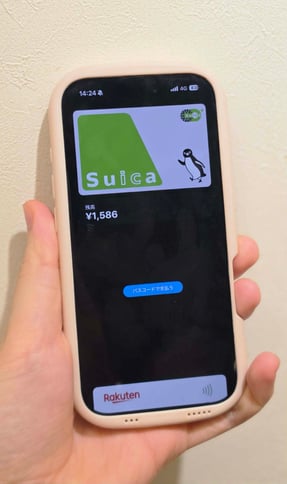 SUICA on iPhone