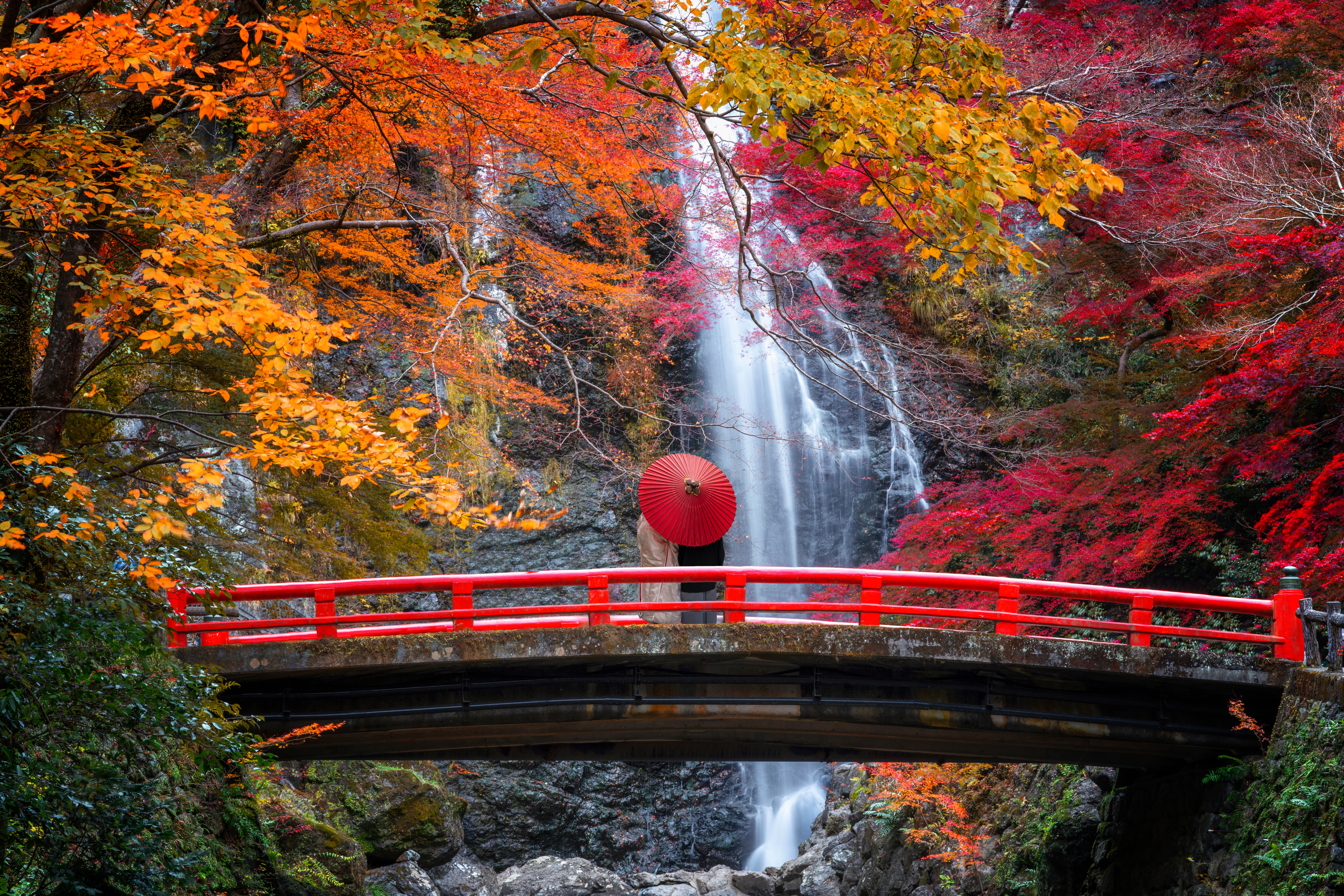 Katsuoji Temple and Minoh scenic tour