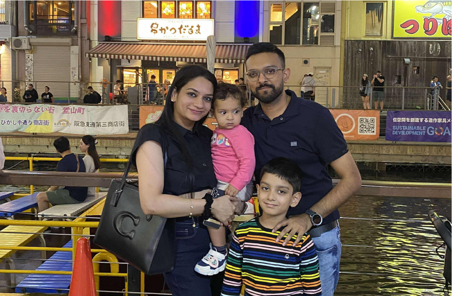 Real Osaka JOINER family guests from India